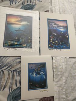 Wyland Underwater Marine Life Scenes $75 For All 