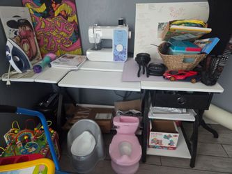 Sewing machine table