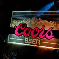 Coors Light Sign