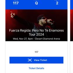 2 Fuerza Regida Tickets For Tonight