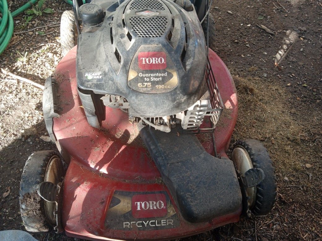 Toro Self Propelled Lawnmower