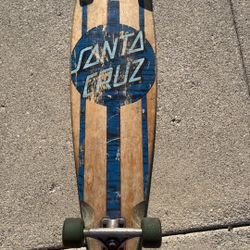 Santa Cruz Pintail 40” Longboard OG - Venice Beach - Patina - Wall Art Ready 