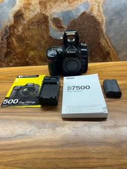 Nikon D7500 20.9MP DX Format SLR Camera Body Only Shutter Count 371 Like New!nikon,nikon camera,Nikon d7500,Dx format camera,DSLR camera,