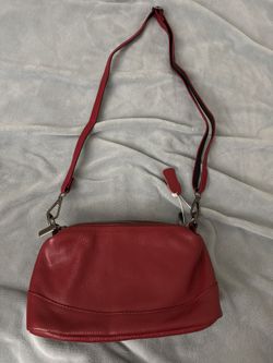 Brand New With Tag, Genuine Leather Red Bag