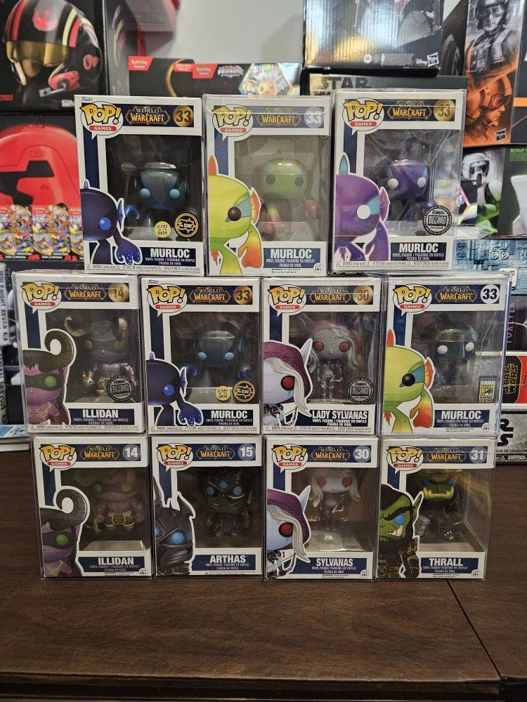Funko Pop World Of Warcraft Lot $315