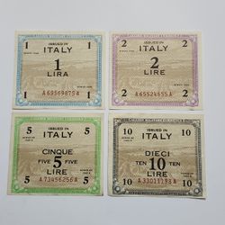 Italy Allied Military Currency Notes