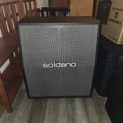 New Soldano 2x12 Vertical Guitar Speaker Cab. Offset V30s, speakers aren't even broken in./Tuki Cover