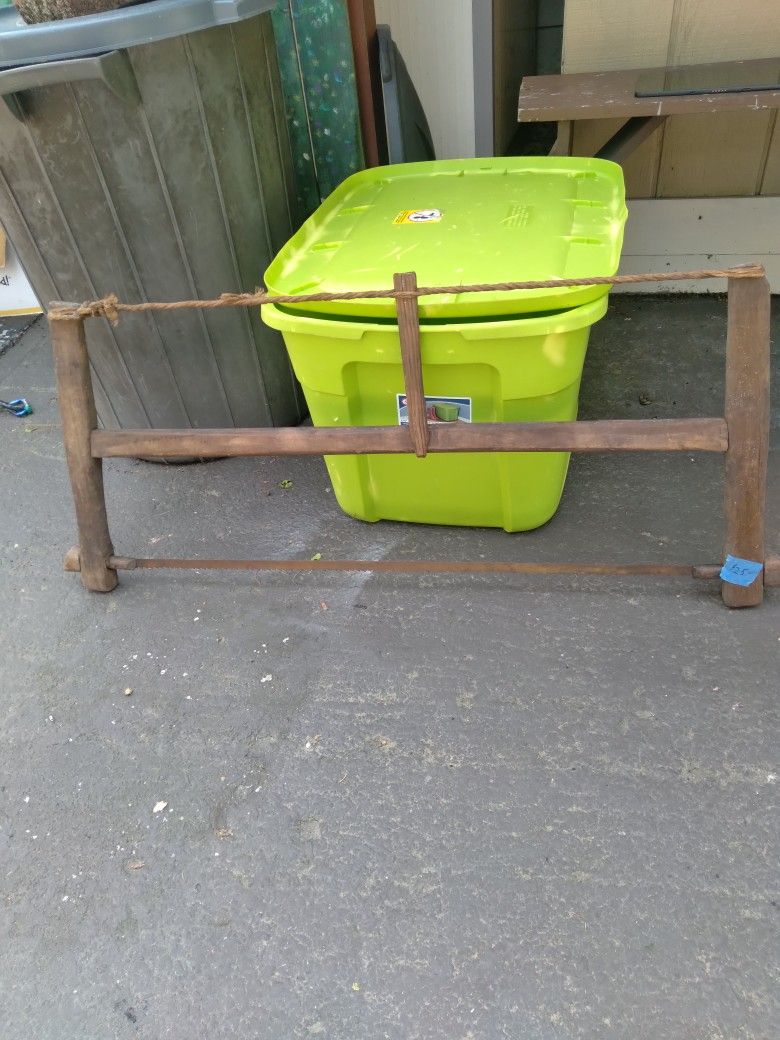 Vintage Handmade Bow Saw