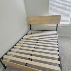 Full Size Bed Frame Plus Mattress