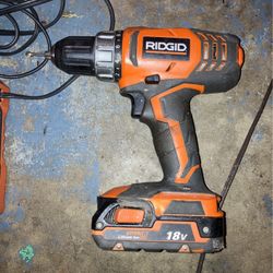 Rigid 18v Drill And Charger! 