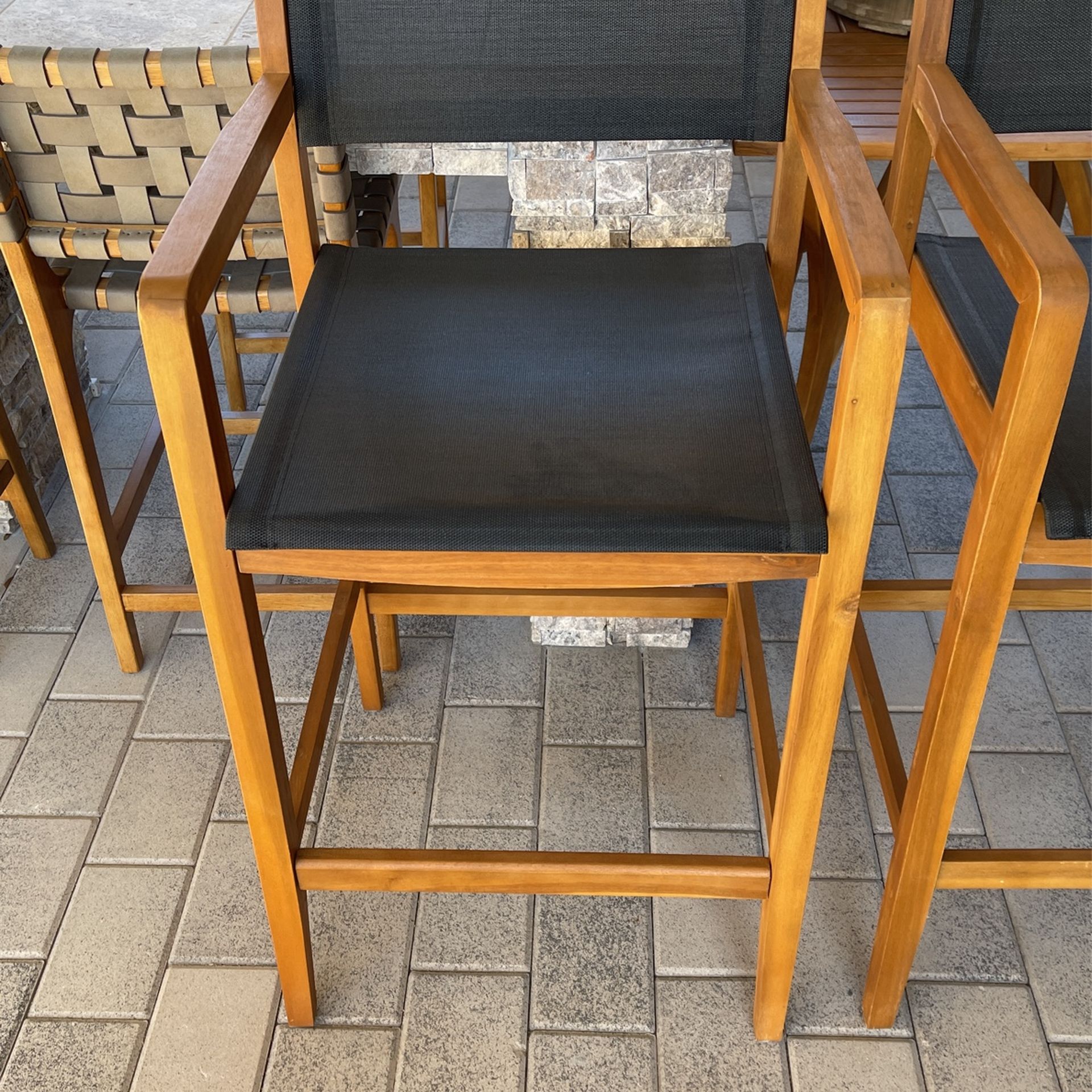 Open Box/ BAR STOOLS Christopher Knight Home Calista Acacia Wood
