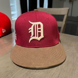 Detroit Tigers New Era Fitted Hat Size 7 1/2