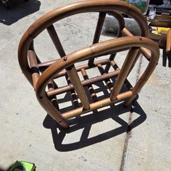 Mid-Century Bent Wood Magazine Rack