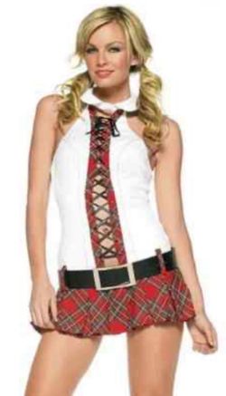 New adult xsmall leg avenue prep school drop out costume- $20