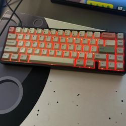 Custom Keyboard With Aqua Kings