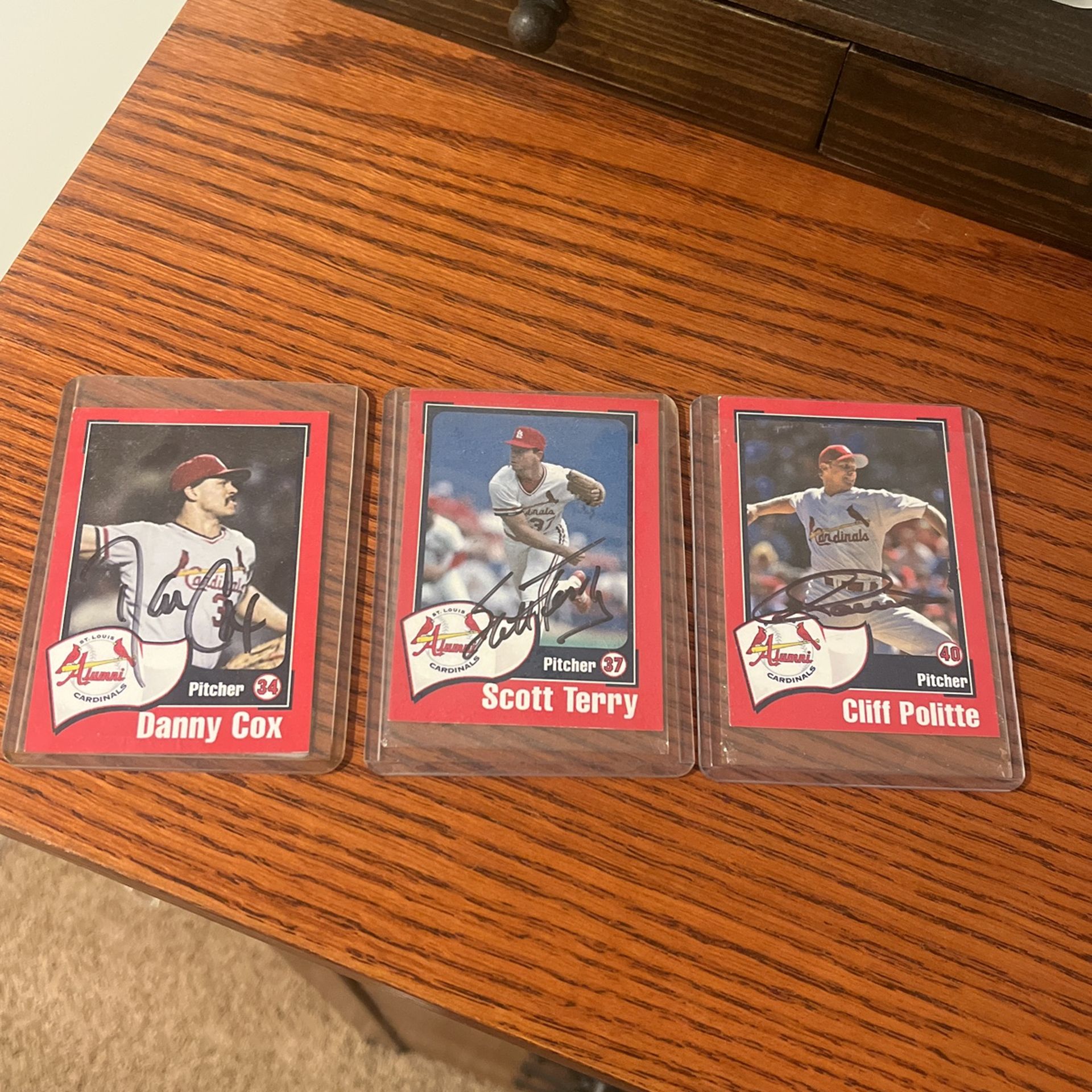 Autographed Baseball Cards