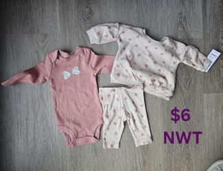 Carter's/ baby girl 3 piece set /