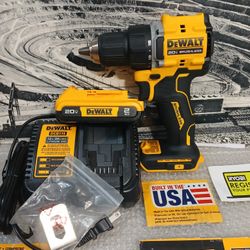 NEW DEWALT 20V BRUSHLESS ATOMIC 1/DRILL DRIVER TOOL KIT 