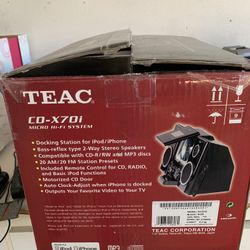 Teac CD-X70i Micro Hi-Fi Speaker System