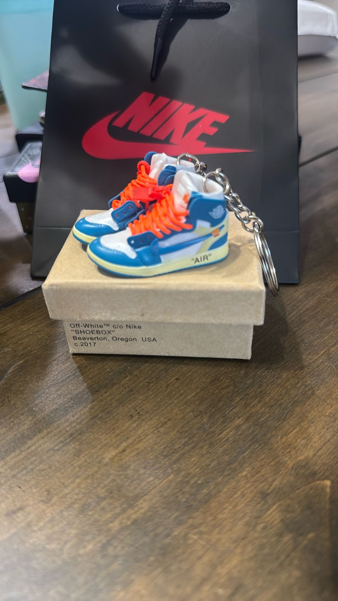 Off-white Jordan 1 Keychains W/gift Bag