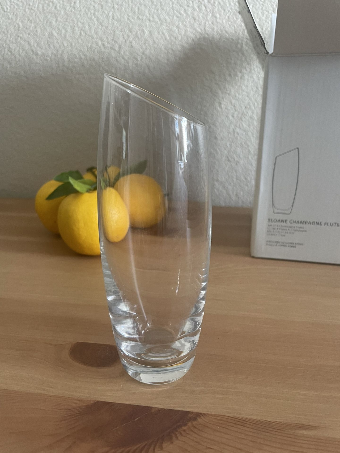 SLOANE Champagne Flutes x4 Glass BOMSHBEE