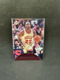 Michael Jordan Upper Deck Air Time Departure Card