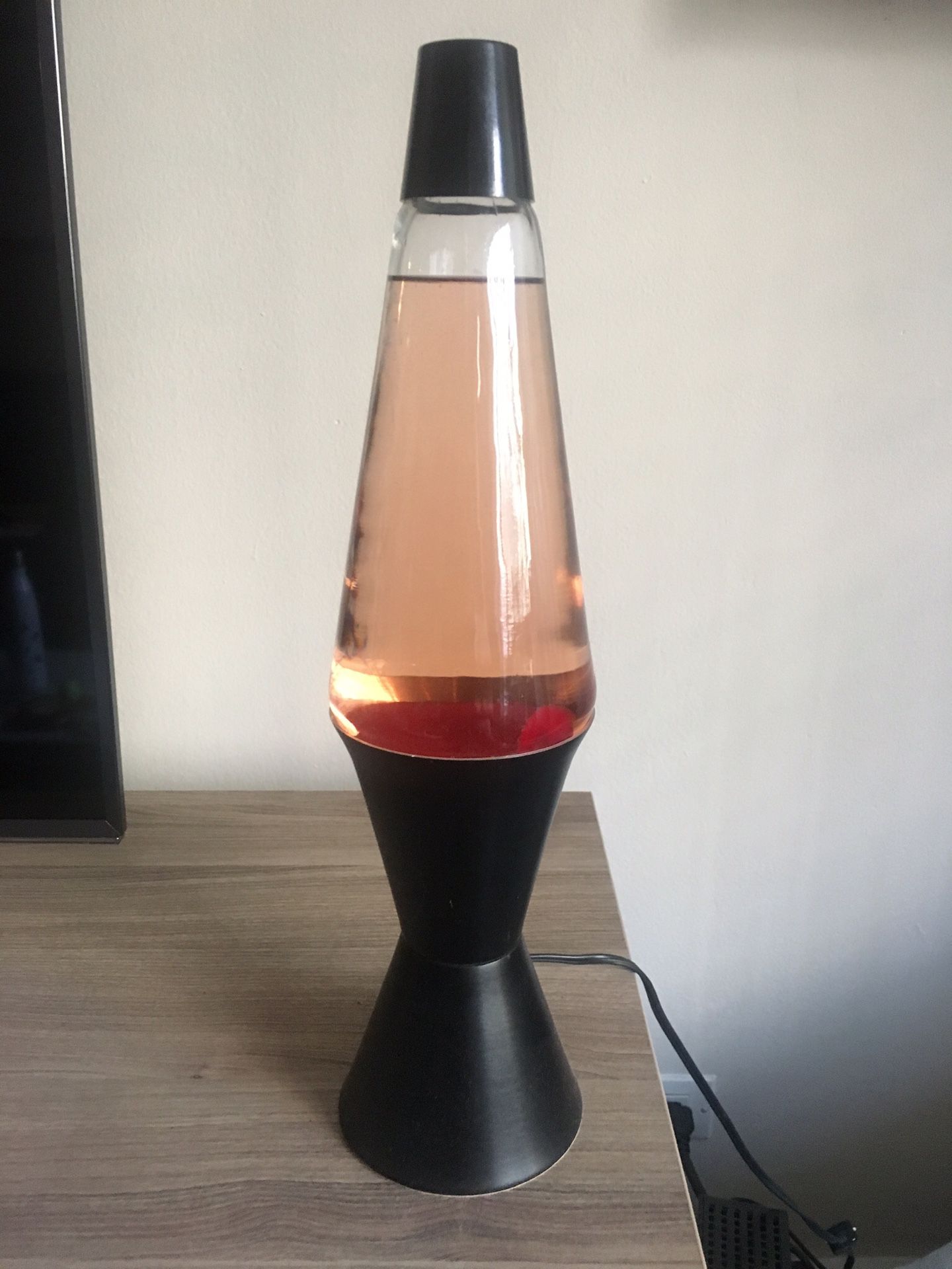 Red lava lamp