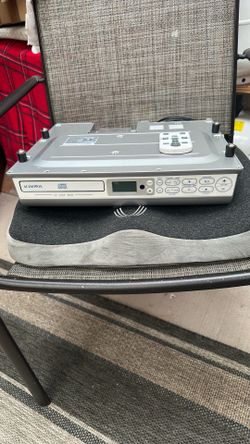 Under counter CD DVD player with remote