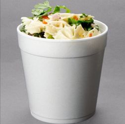1 CASE: 32 Oz Foam Container (Hot or Cold Food)