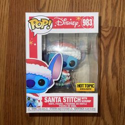 Santa Stitch w/ Scrump Funko Pop