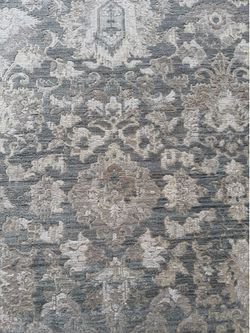 Nourison Seraphine Gray Ivory Area Rug 8x10 New