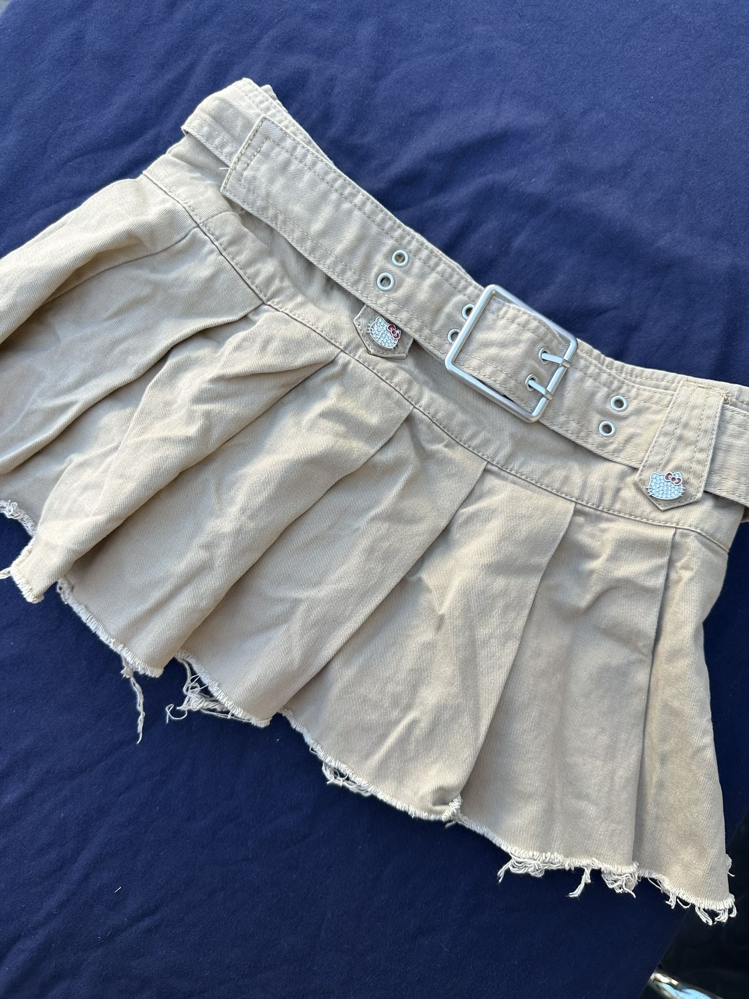 XO Kitty x Forever 21 Hello Kitty Khaki Mini Skirt Size XS