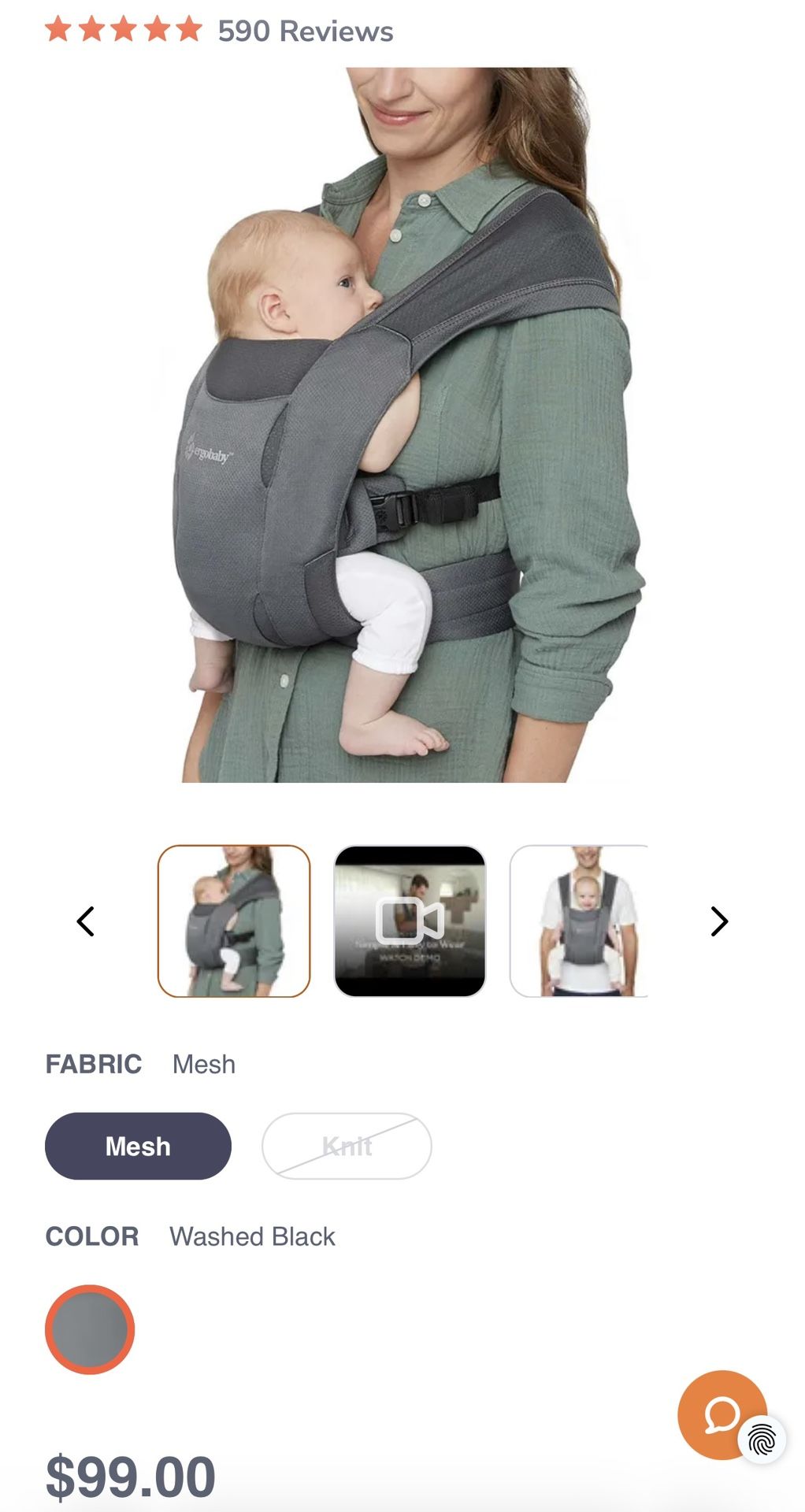 ERGOBABY Newborn Carrier