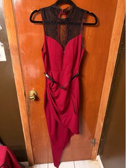 Sexy Red & Black Dress ❤️💃