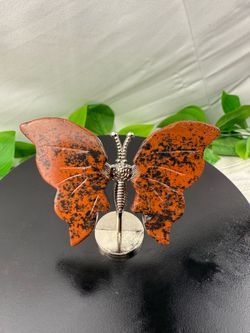 Crystal Mahagony Obsidian Butterfly