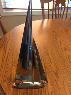 Hand made Chrome stand up sailboat
