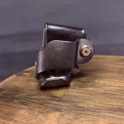 Hoffners Single Magazine Pouch GLOCK 9mm, .40, .357, .45 GAP Hand Engraved RARE