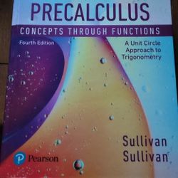 Precalculus Textbook 4th Edition Concepts Through Functions Sullivan