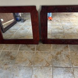 3 Mirrors/ 2 Matching… All 3 Solid Wood 