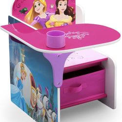 Delta Children Chair Desk With Storage Bin, Disney Princess