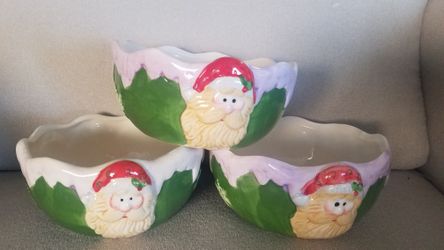 Santa Dip Bowls 