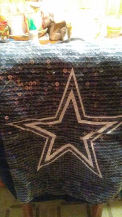 Dallas cowboys cloth and sequence back pack