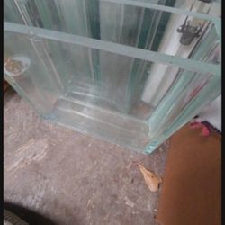 Mid Century Glass Planter