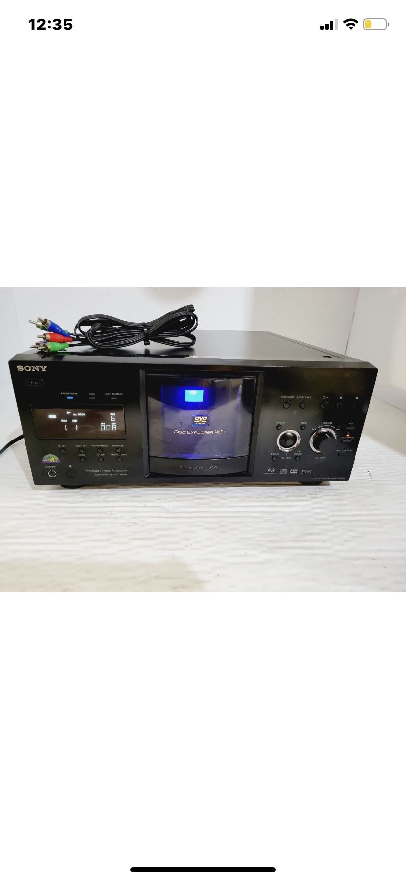Sony DVP CX985V 400 Disc CD/DVD Player Disc Explore ■■NEW BELTS■TESTED■■