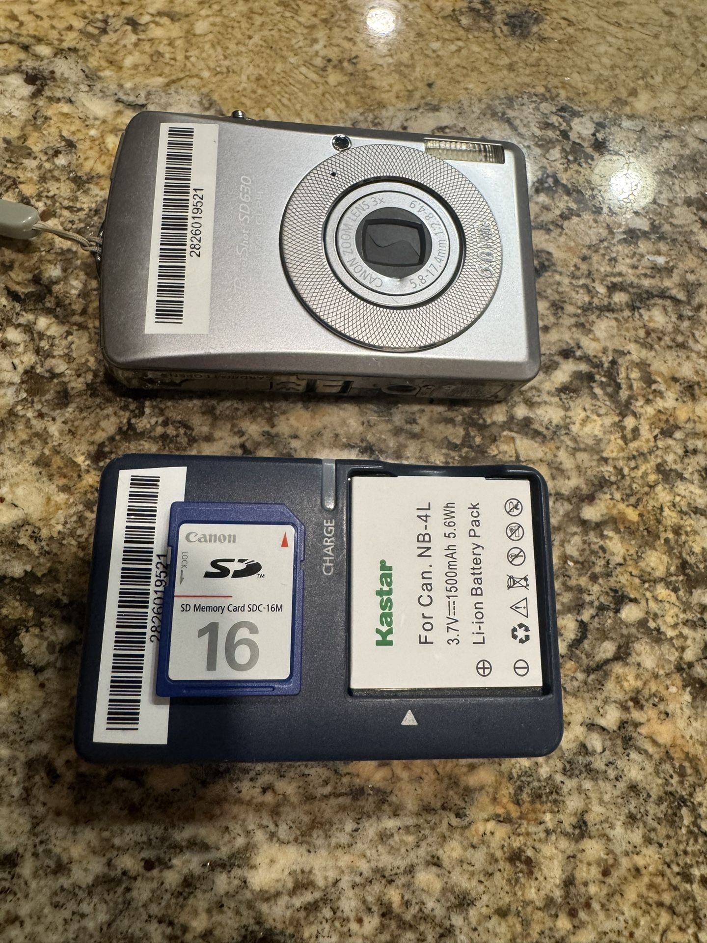 Canon Digital IXUS 65 6.0MP Digital Camera - Silver