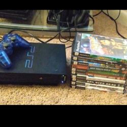 PlayStation 2 Fatboy Bundle With Games