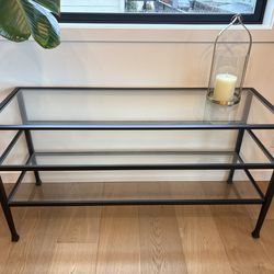 Metal/glass Console
