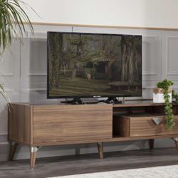 BELLONA TV STAND! NEW IN THE BOX ! 59W x 18D x 19H! MINAS HOME FURNITURE 