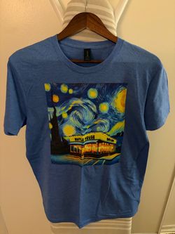 Waffle House Starry Night Graphic T-Shirt medium