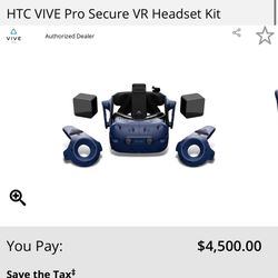 HTC VIVE PRO Secure VR Headset